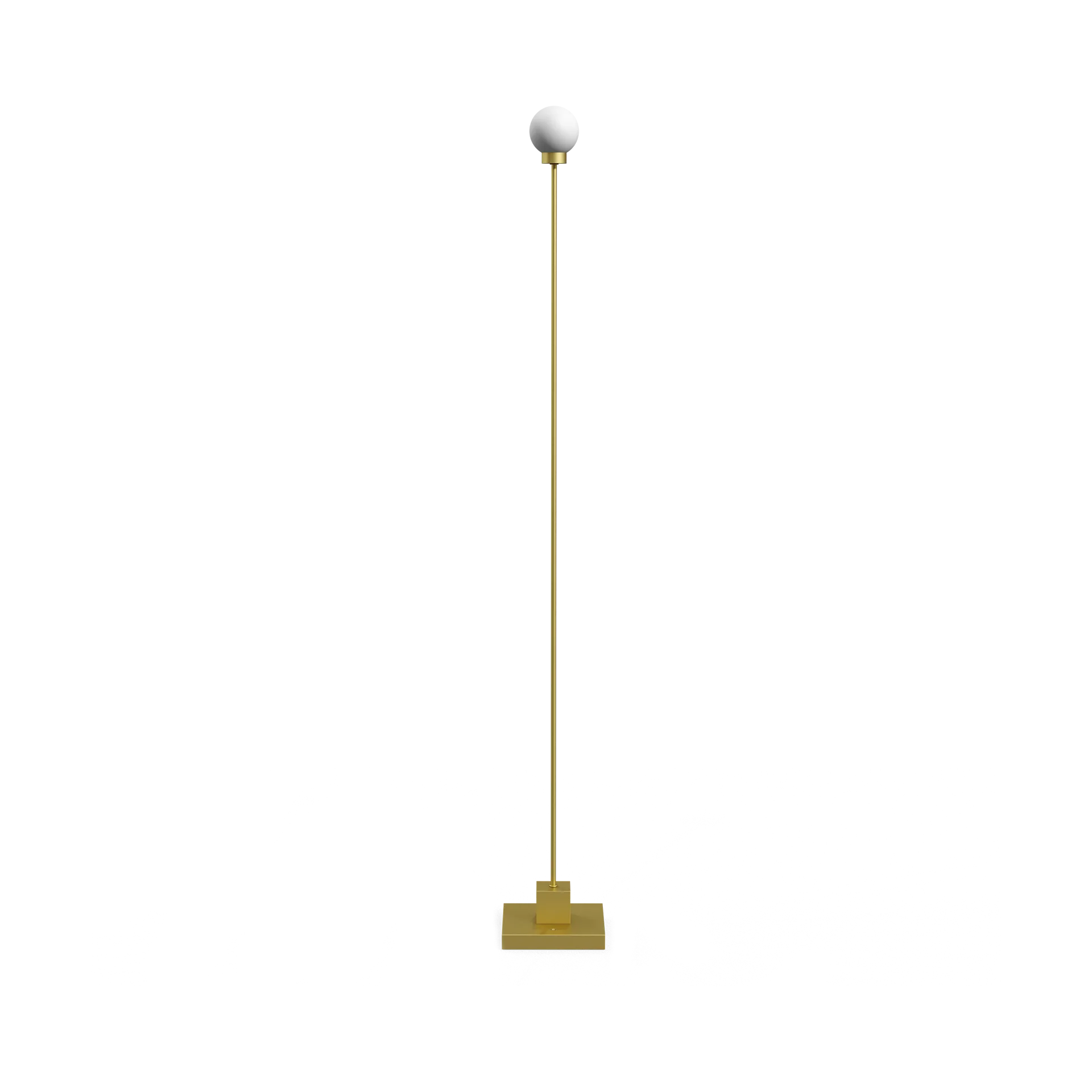 Snowball tragbare Stehleuchte 122 cm, Messing Northern