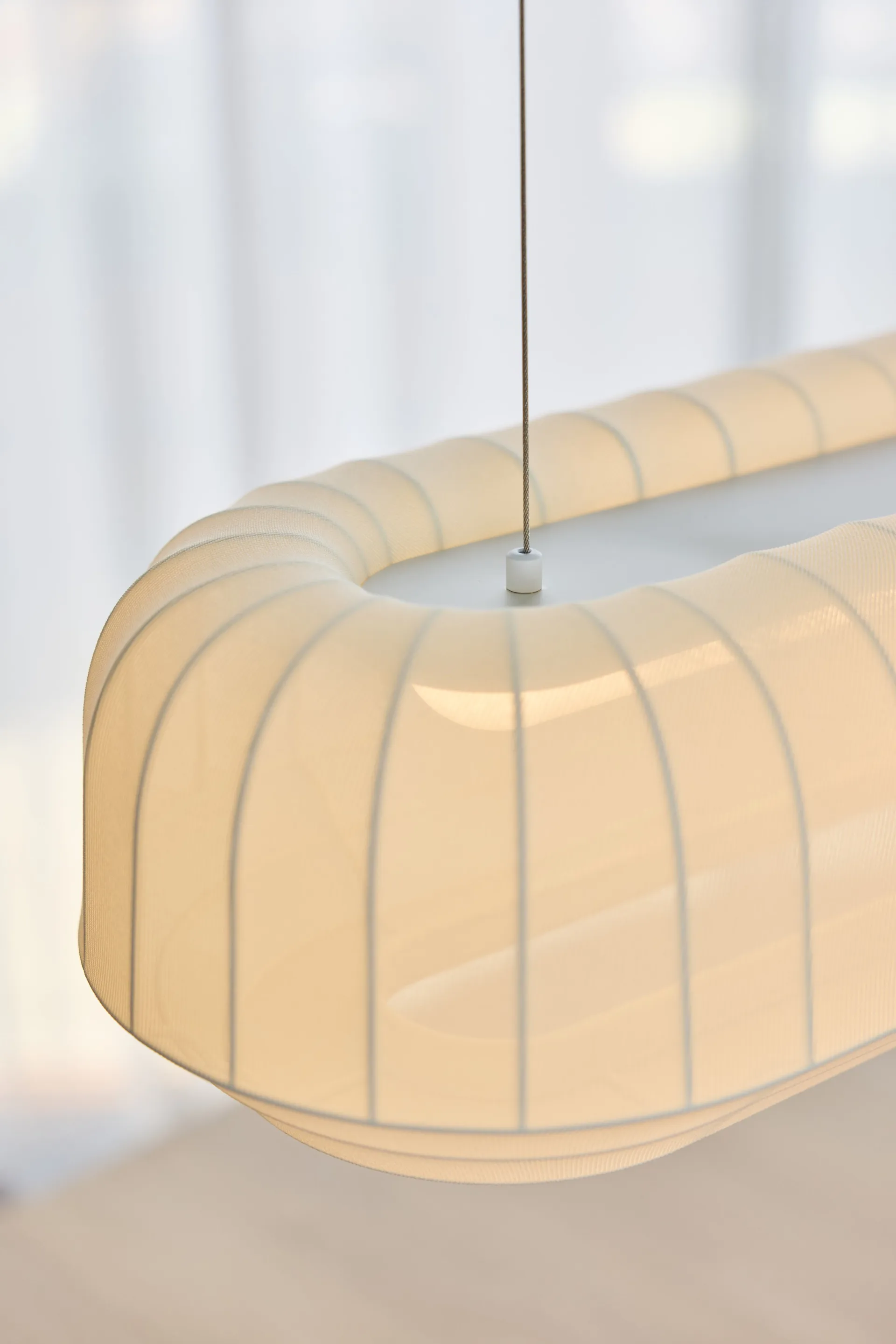 Tradition Pendelleuchte linear 120 cm, White Northern