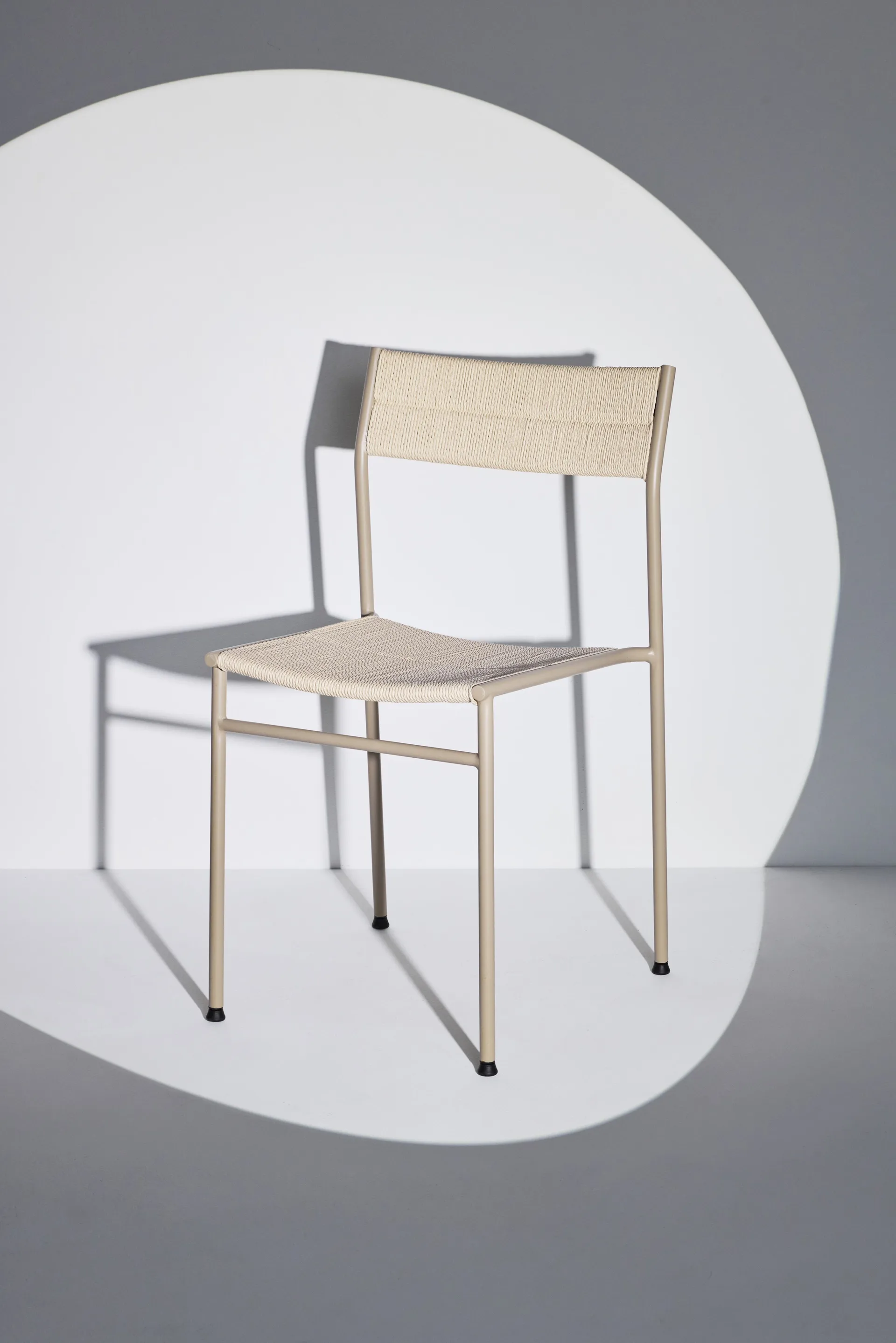 Vev Armlehnstuhl, Grey beige-natural rope Northern