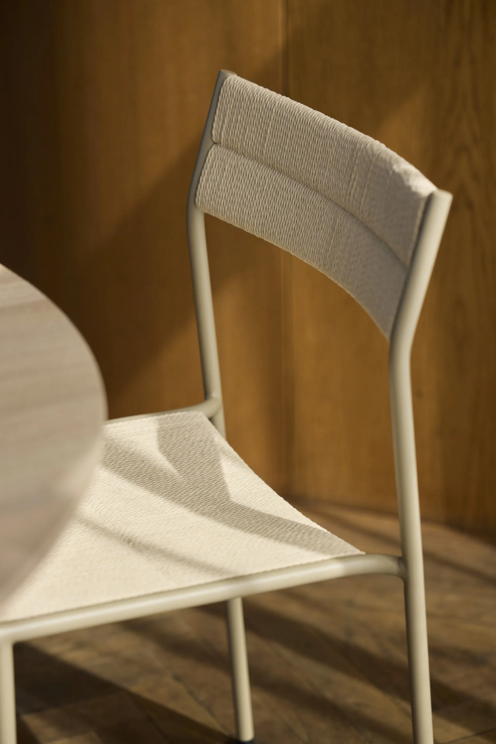 Vev Stuhl, Grey beige-natural rope Northern