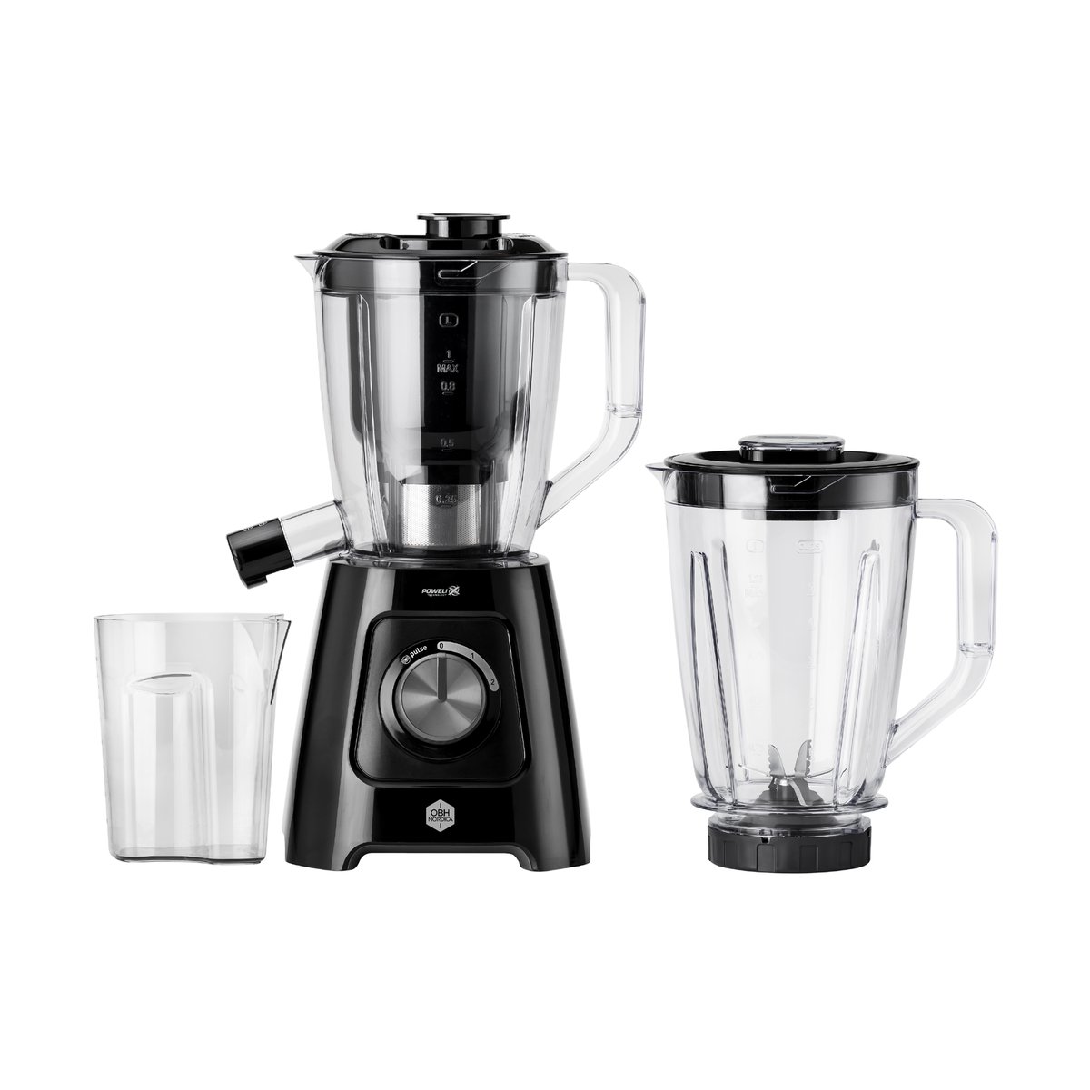 OBH Nordica Blendforce LH42Q8S0 2-in-1 Blender & Entsafter Schwarz