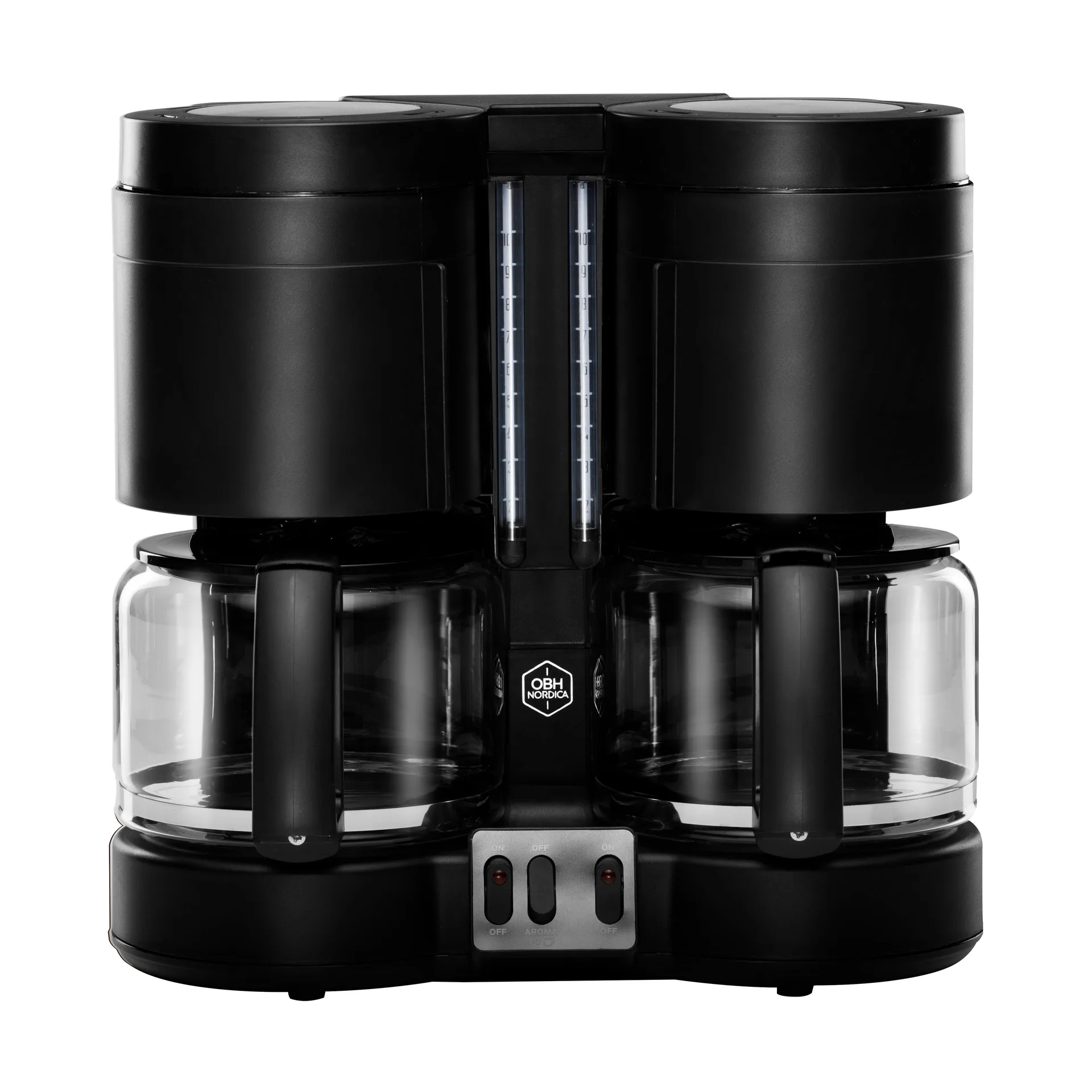 Duo Tech OP8508S0 Kaffeemaschine Doppel, Schwarz OBH Nordica