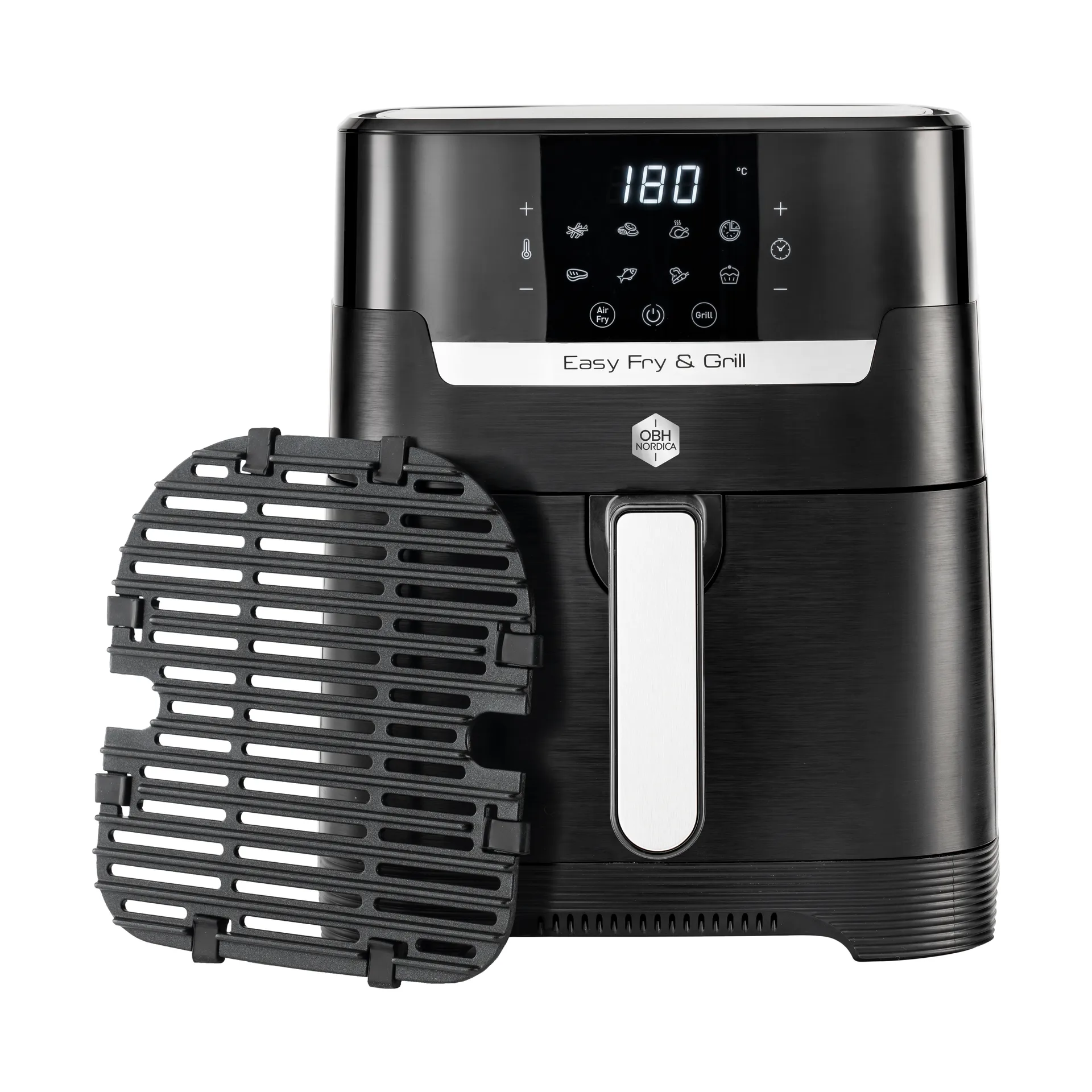 Easy Fry & Grill Precision 2-in-1 Airfryer, Schwarz OBH Nordica