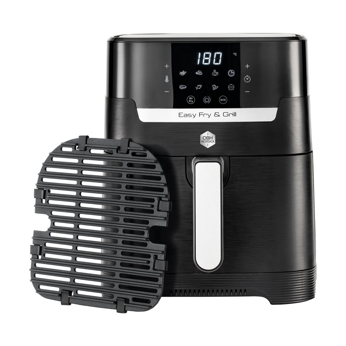 OBH Nordica Easy Fry & Grill Precision 2-in-1 Airfryer Schwarz