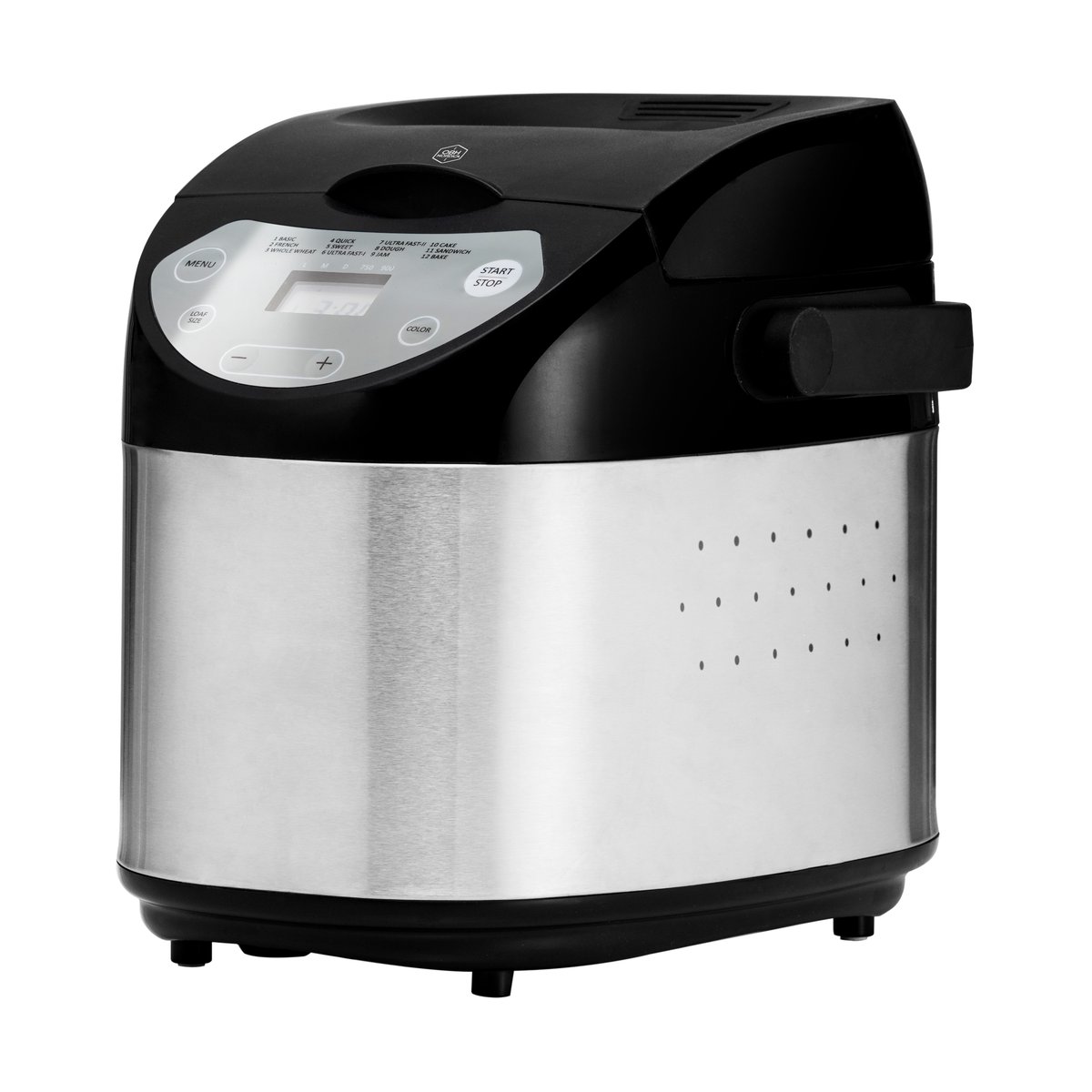 OBH Nordica Inox 6544 Brotbackautomat Schwarz-metall