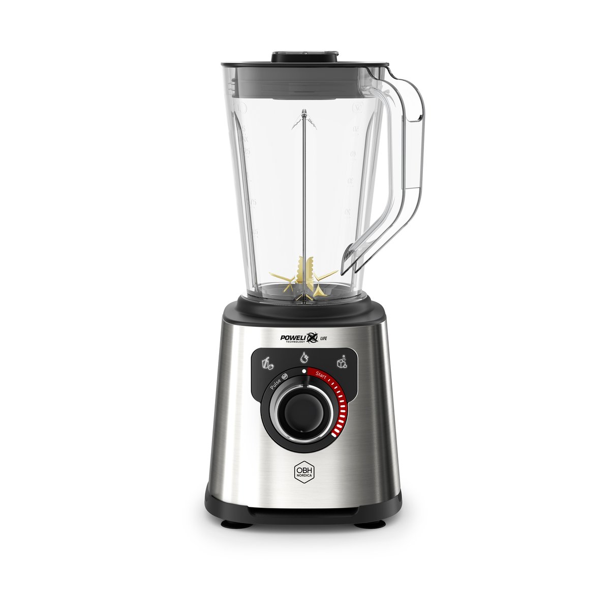 OBH Nordica Perfect Mix+ LH88ADS0 Advanced Mixer 1,5 L Edelstahl