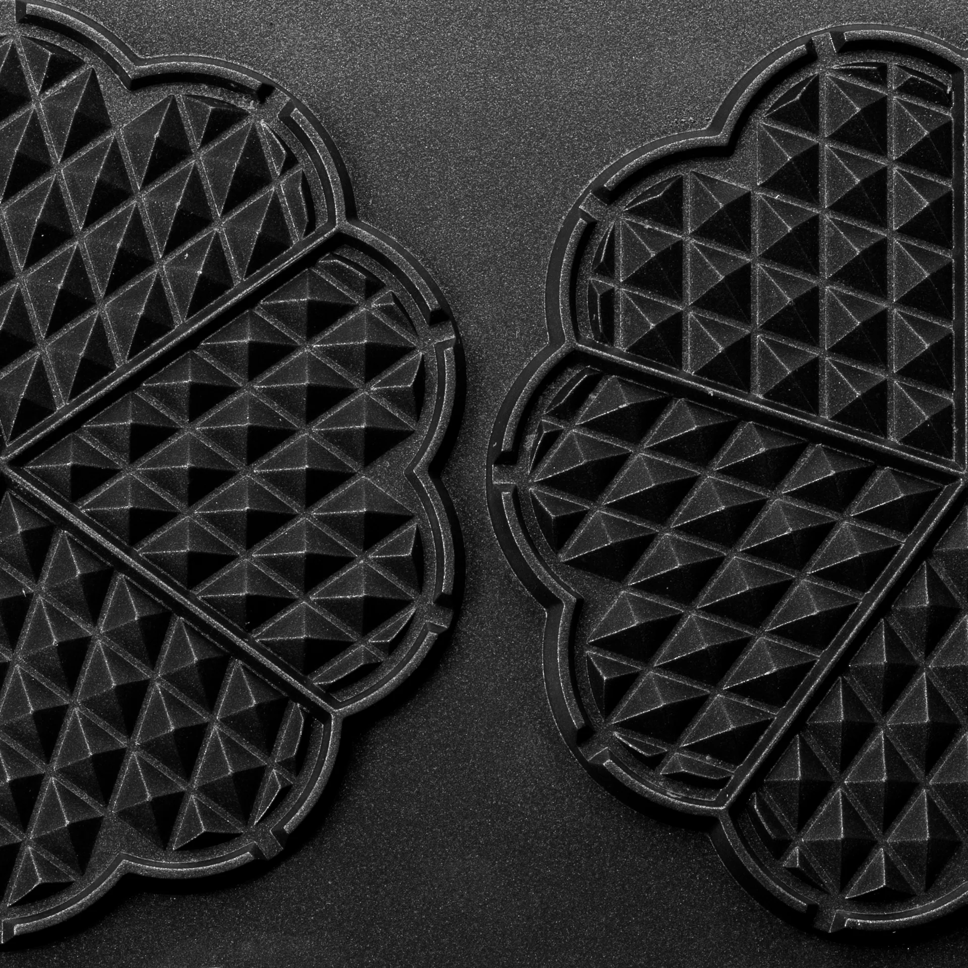 Select 6969 Waffeleisen für 2 Waffeln, Schwarz OBH Nordica