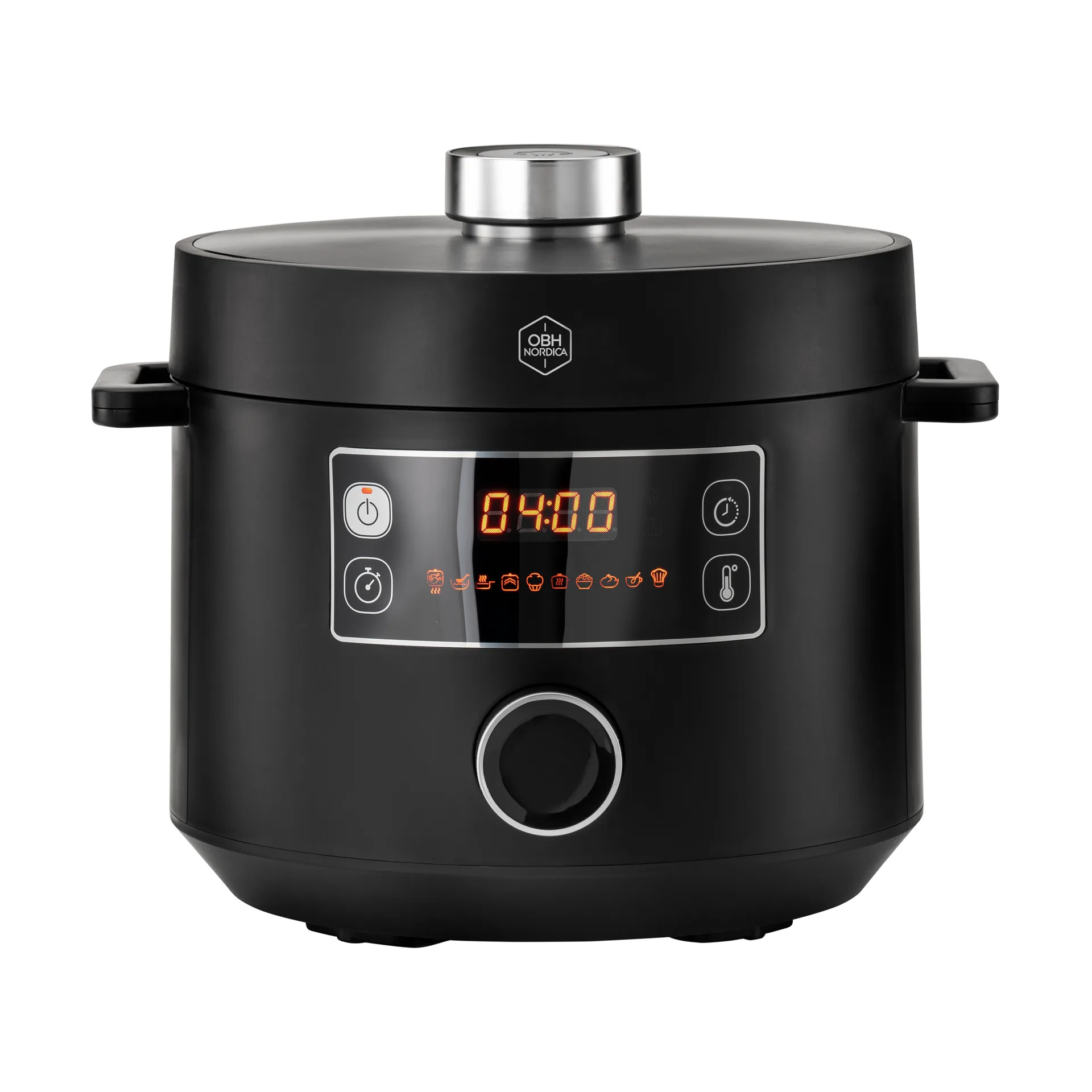 Turbo Cuisine QK7548S0 Multikocher 3,2 L, Schwarz OBH Nordica