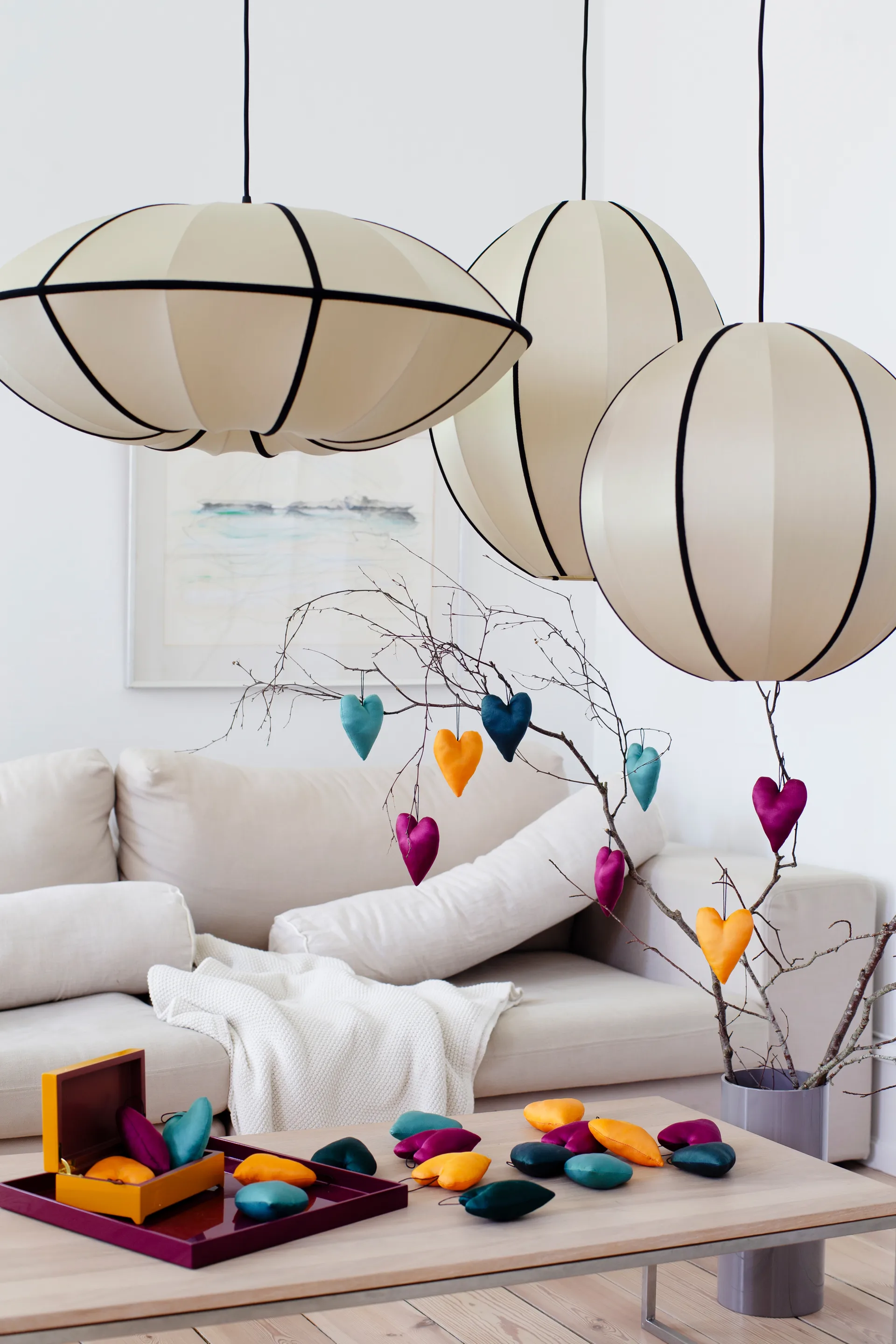 Indochina Classic Round XL Lampenschirm, Kit-black Oi Soi Oi