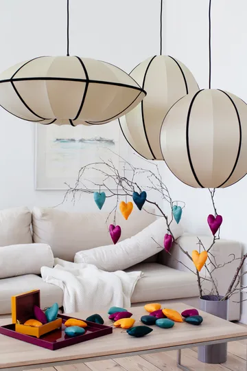 Indochina Classic Round XL Lampenschirm - Kit-black - Oi Soi Oi