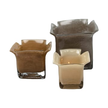 Atlas Windlicht 15,5 cm - Taupe - Olsson & Jensen