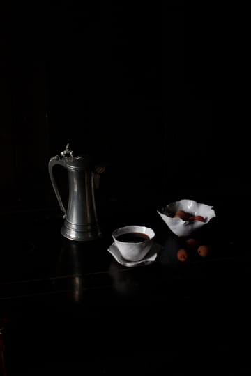 Clair Tasse mit Untertasse - Weiß - Olsson & Jensen