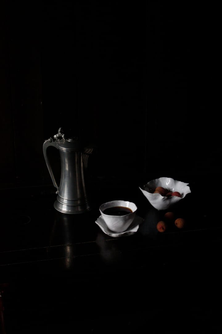 Clair Tasse mit Untertasse, Weiß Olsson & Jensen