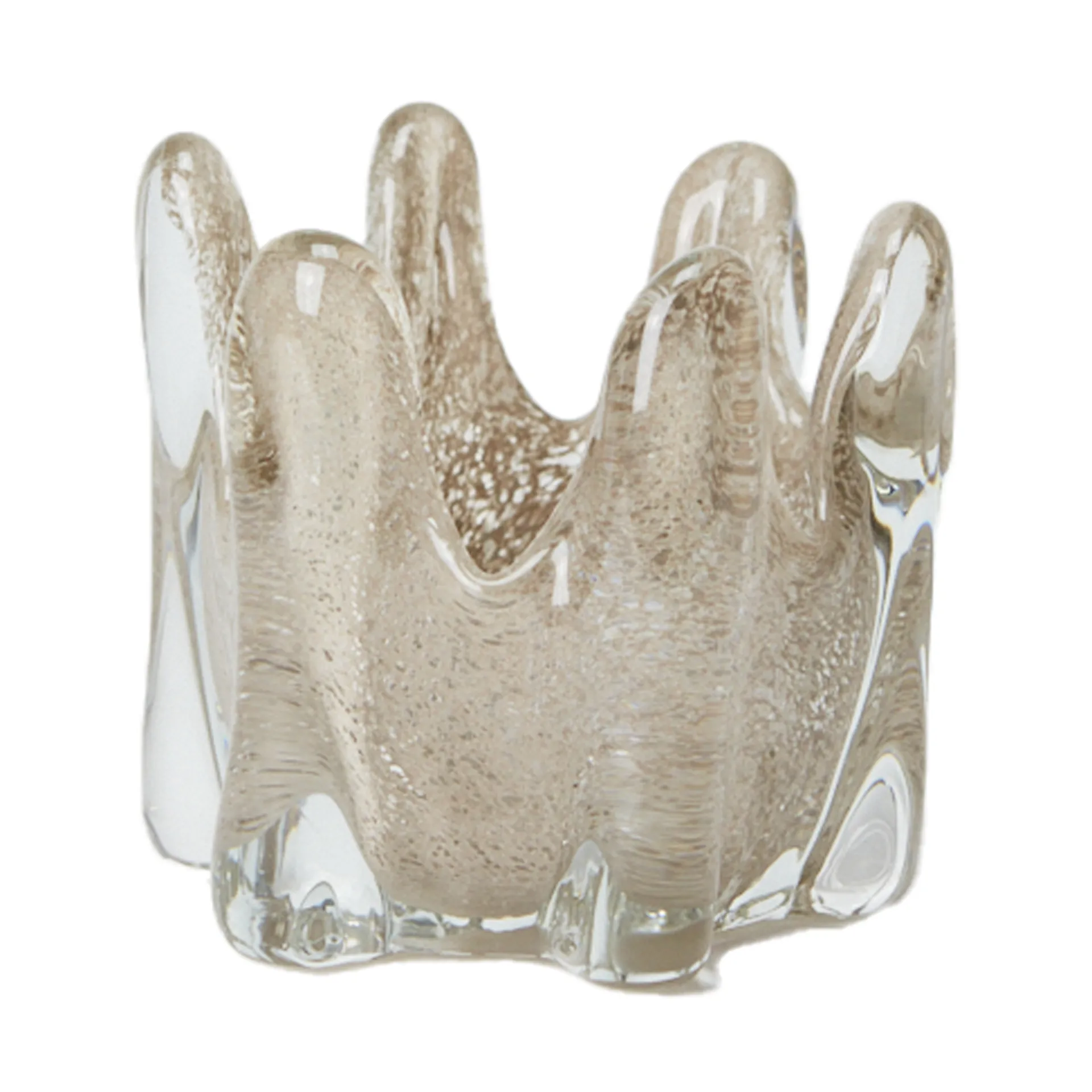 Helix Windlicht Ø10,5cm, Taupe Olsson & Jensen