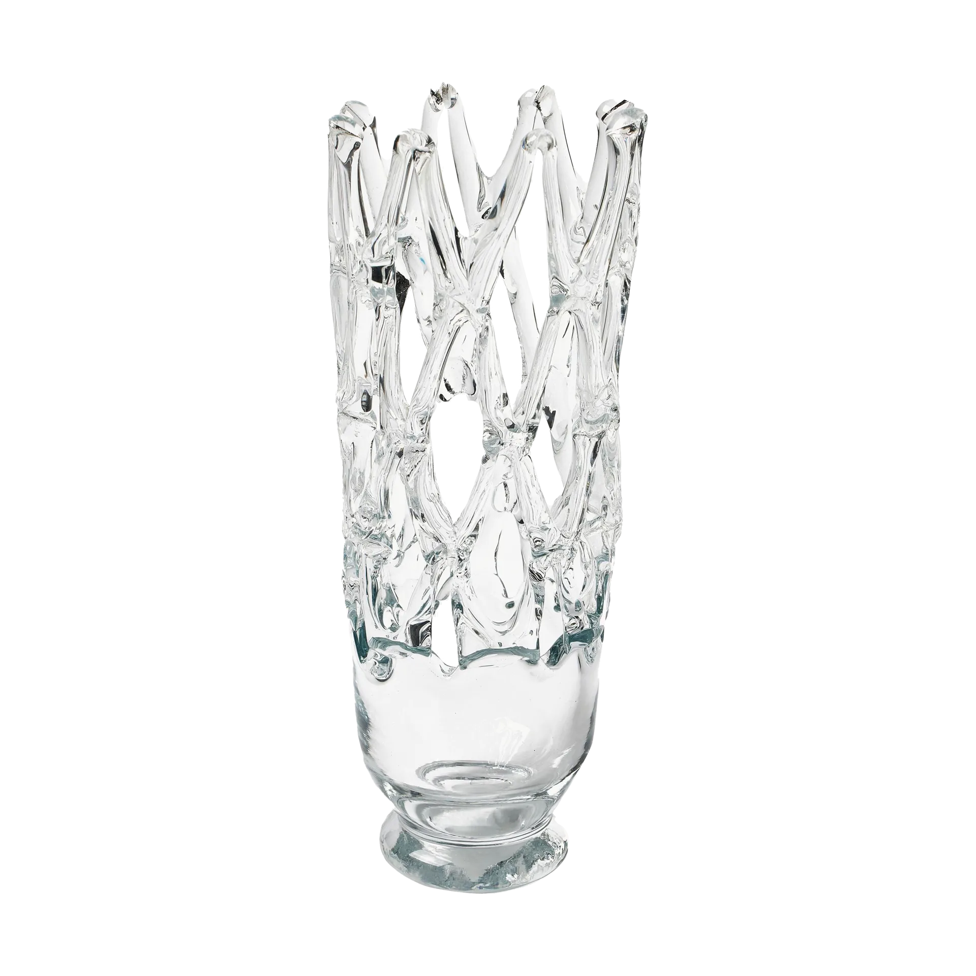Timantti Vase groß 41 cm, Klar Olsson & Jensen