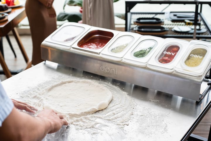 Ooni Pizza-Zutatenstation, Stainless steel Ooni
