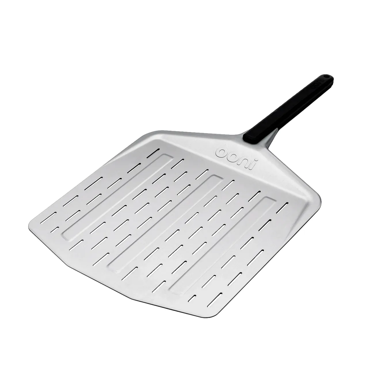 Ooni Signature perforierte Pizzaschaufel, Aluminium-Walnuss, 12 Ooni