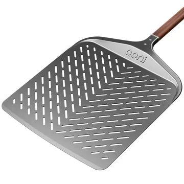 Ooni Signature perforierte Pizzaschaufel - Aluminium-Walnuss, 14 - Ooni