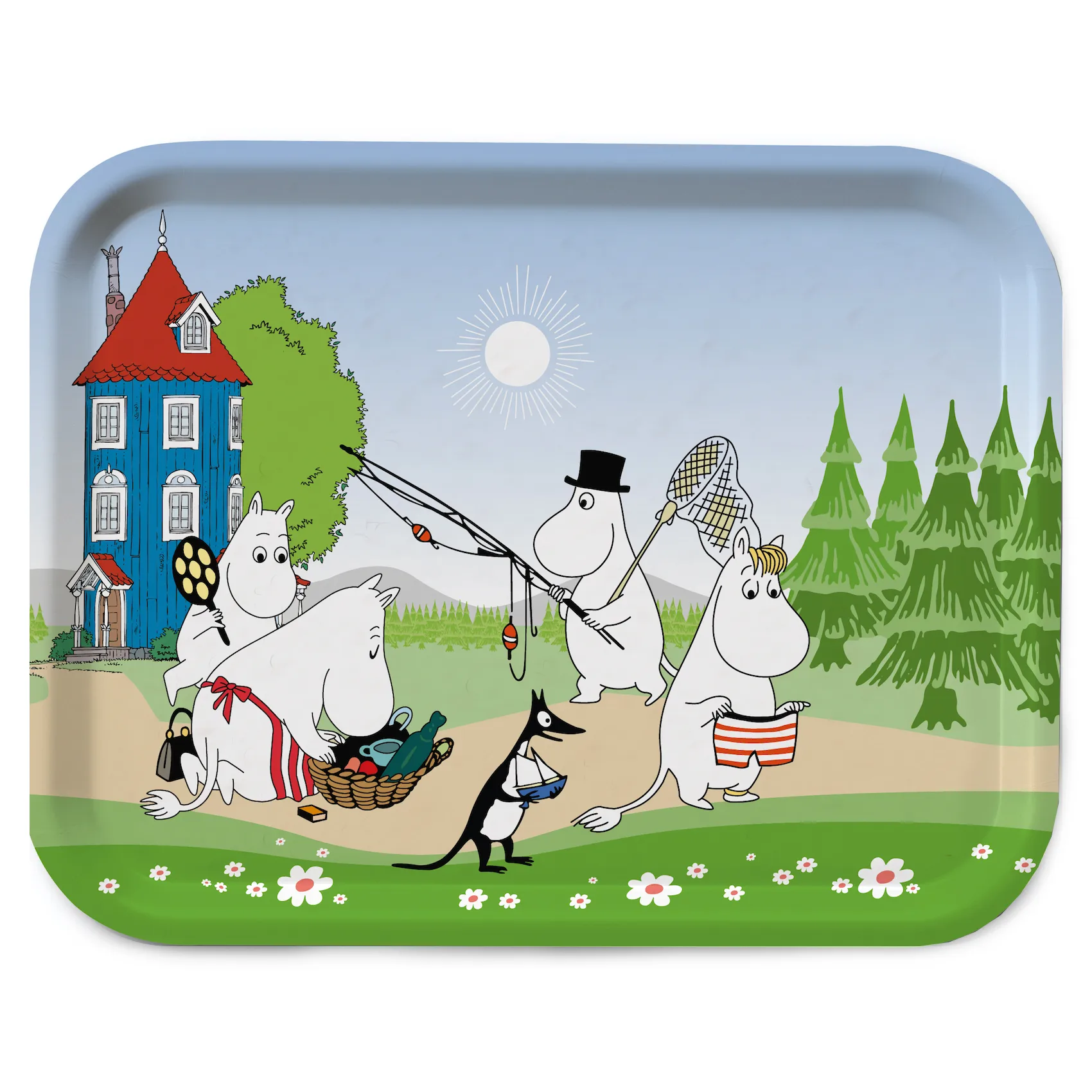 Holiday Tablett 27 x 20cm, Grün Opto Design