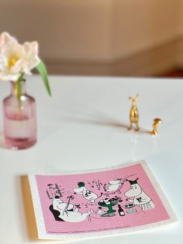 Moomin 80 Geschirrtuch 17x20 cm - Rosa - Opto Design