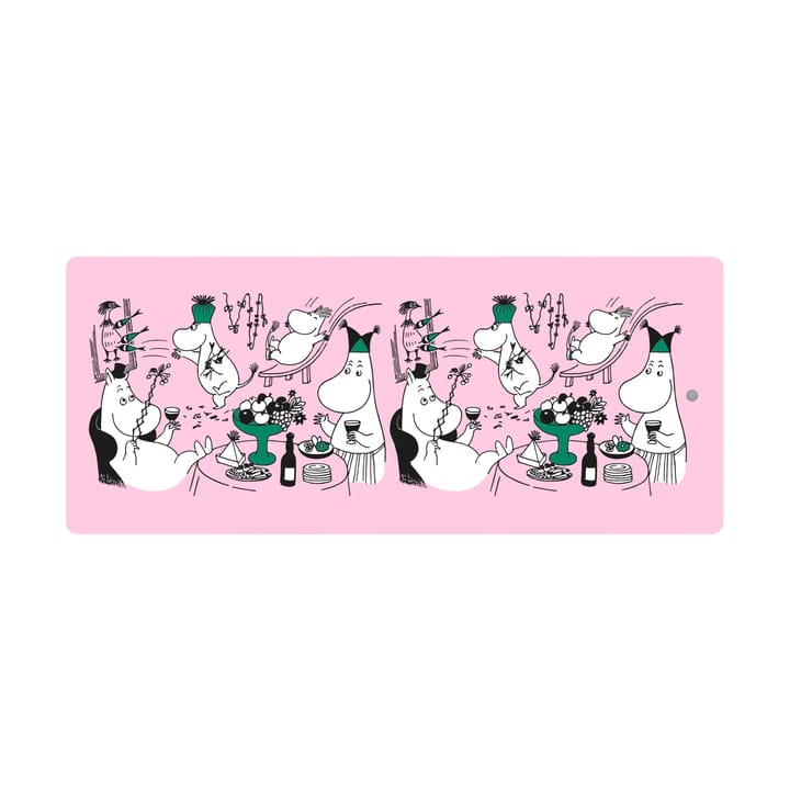 Moomin 80 Servierplatte 17x40 cm, Rosa Opto Design