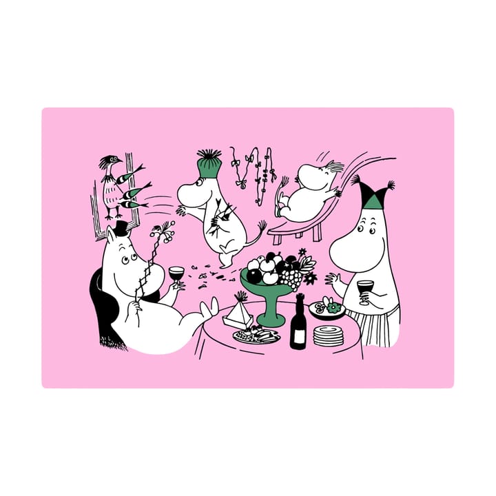 Moomin 80 Tischset 27,5x40 cm, Rosa Opto Design