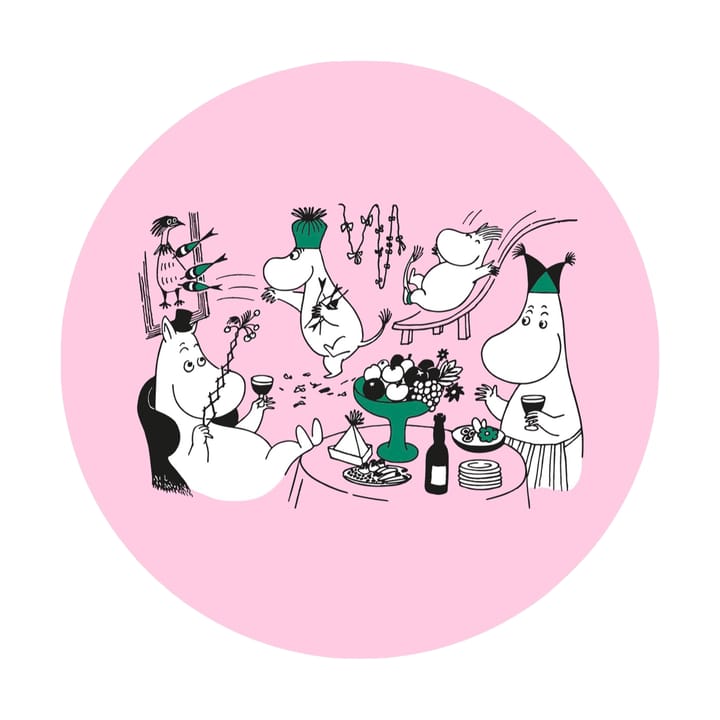 Moomin 80 Topfuntersetzer Ø21 cm, Rosa Opto Design