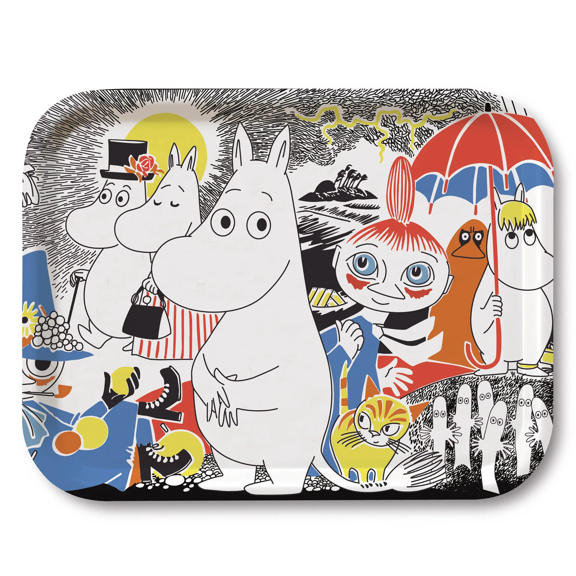 Moomin Comic Cover Nr1 Tablett, 27 x 20cm Opto Design