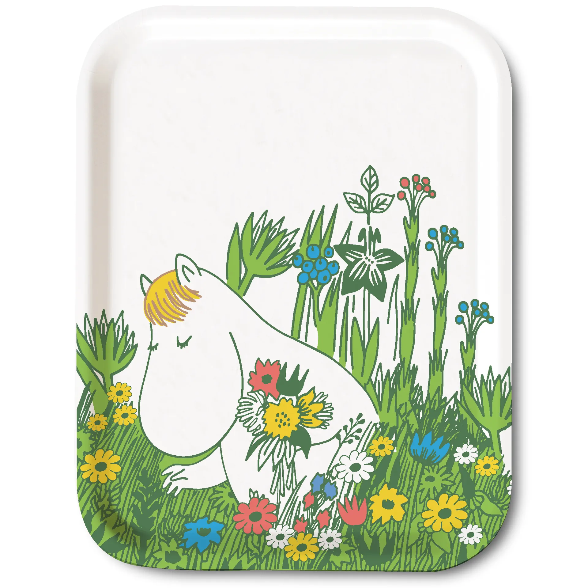 Mumin Snorkmaiden Summer Tablett, 27 x 20cm Opto Design
