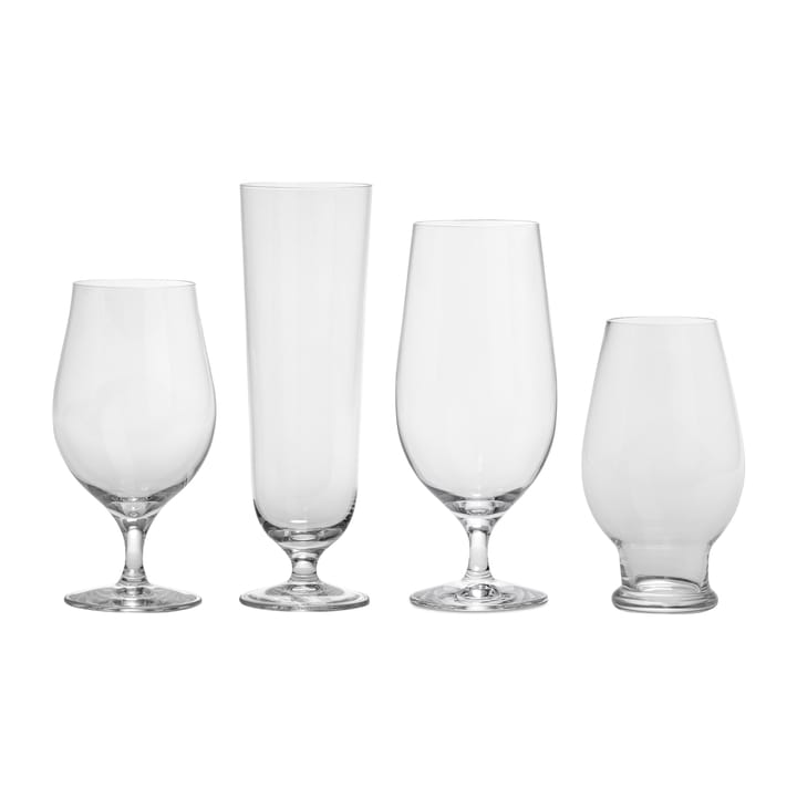 Beer tasting kit Bierglas 4 Teile, Klar Orrefors