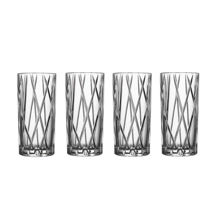 City High Ball Glas 4er Pack - 35cl - Orrefors