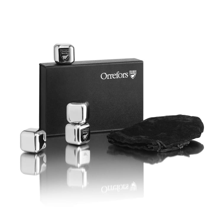City Whiskeysteine 4er Pack, Edelstahl Orrefors