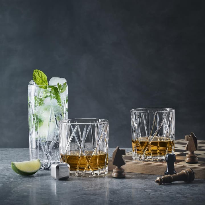 City Whiskeysteine 4er Pack, Edelstahl Orrefors