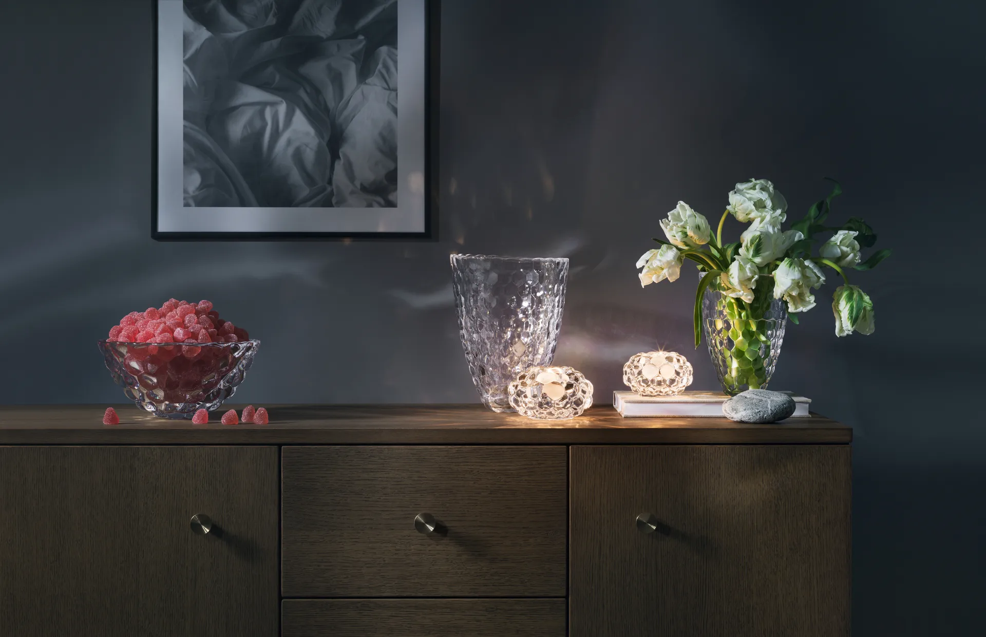 Hallon Schale 205mm, Klar Orrefors