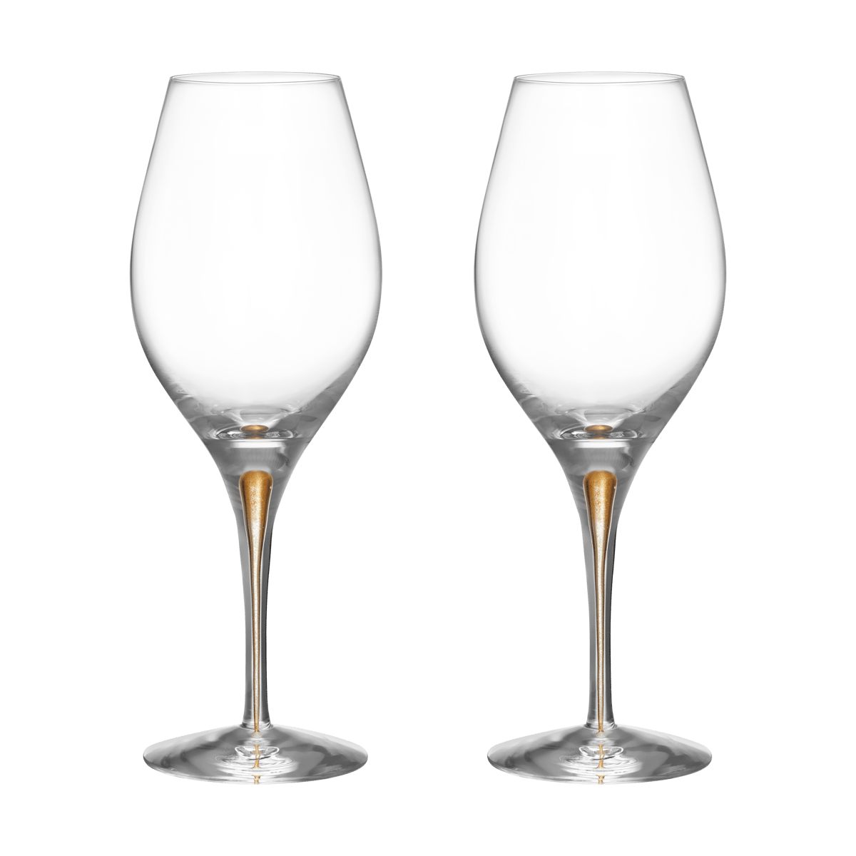 Orrefors Intermezzo Balance Weinglas 44 cl 2er-Pack Gold
