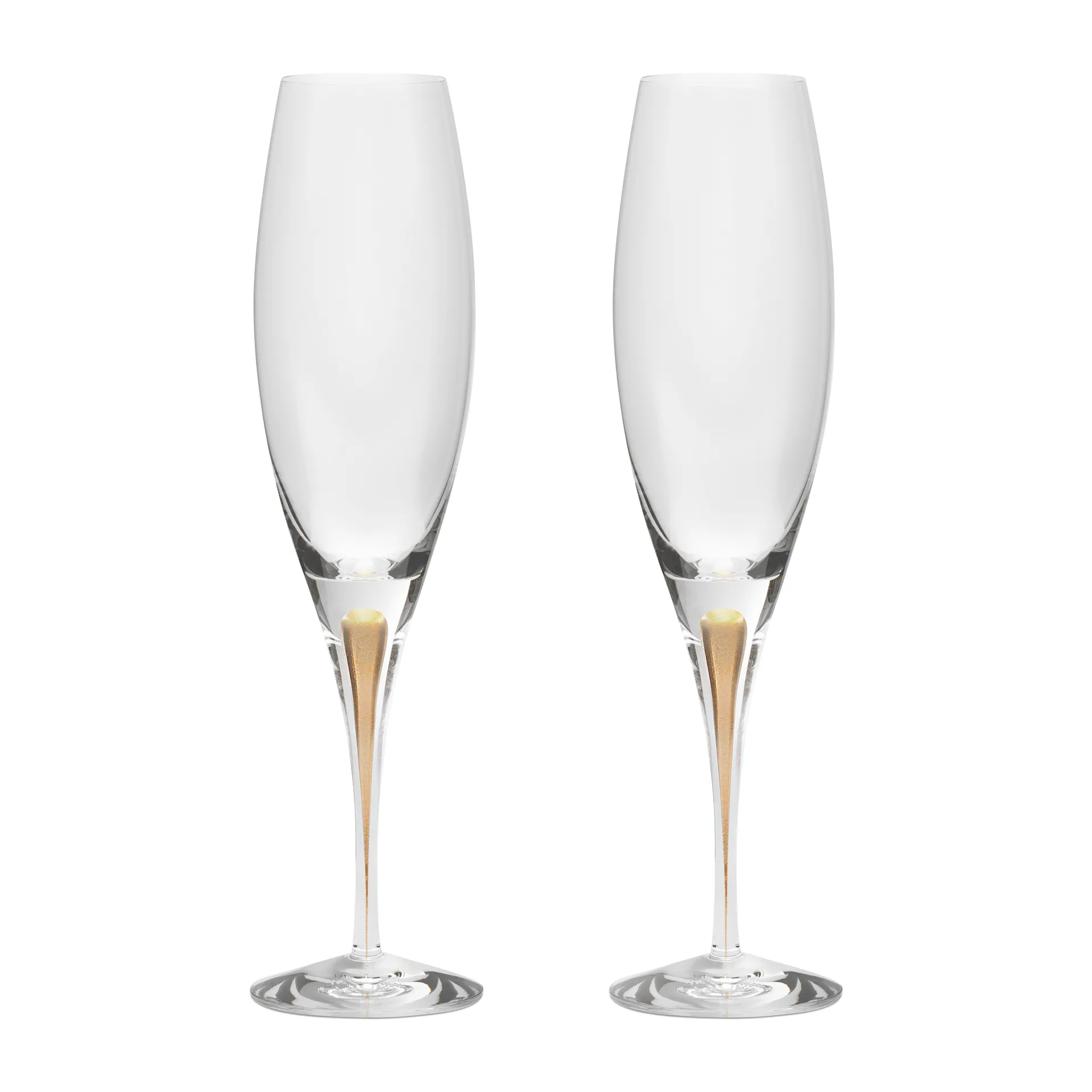 Intermezzo Champagnerglas 26cl 2er Pack, Gelbd Orrefors