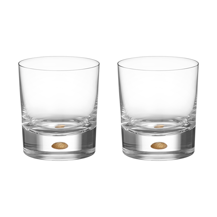 Intermezzo old fashioned 25 cl 2er-Pack, Gold Orrefors