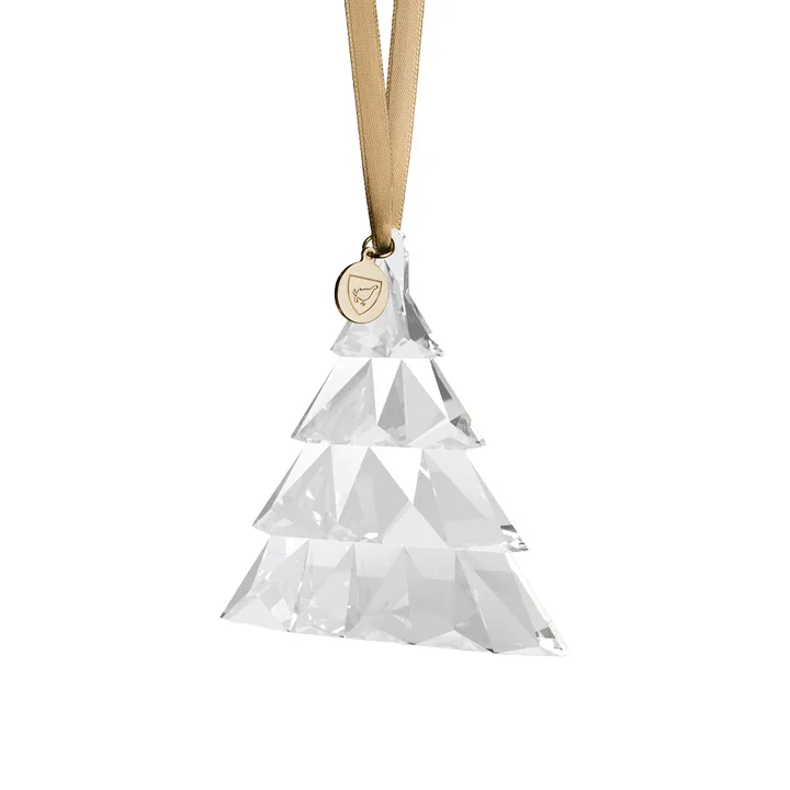Jahresornament hoch - Transparent - Orrefors