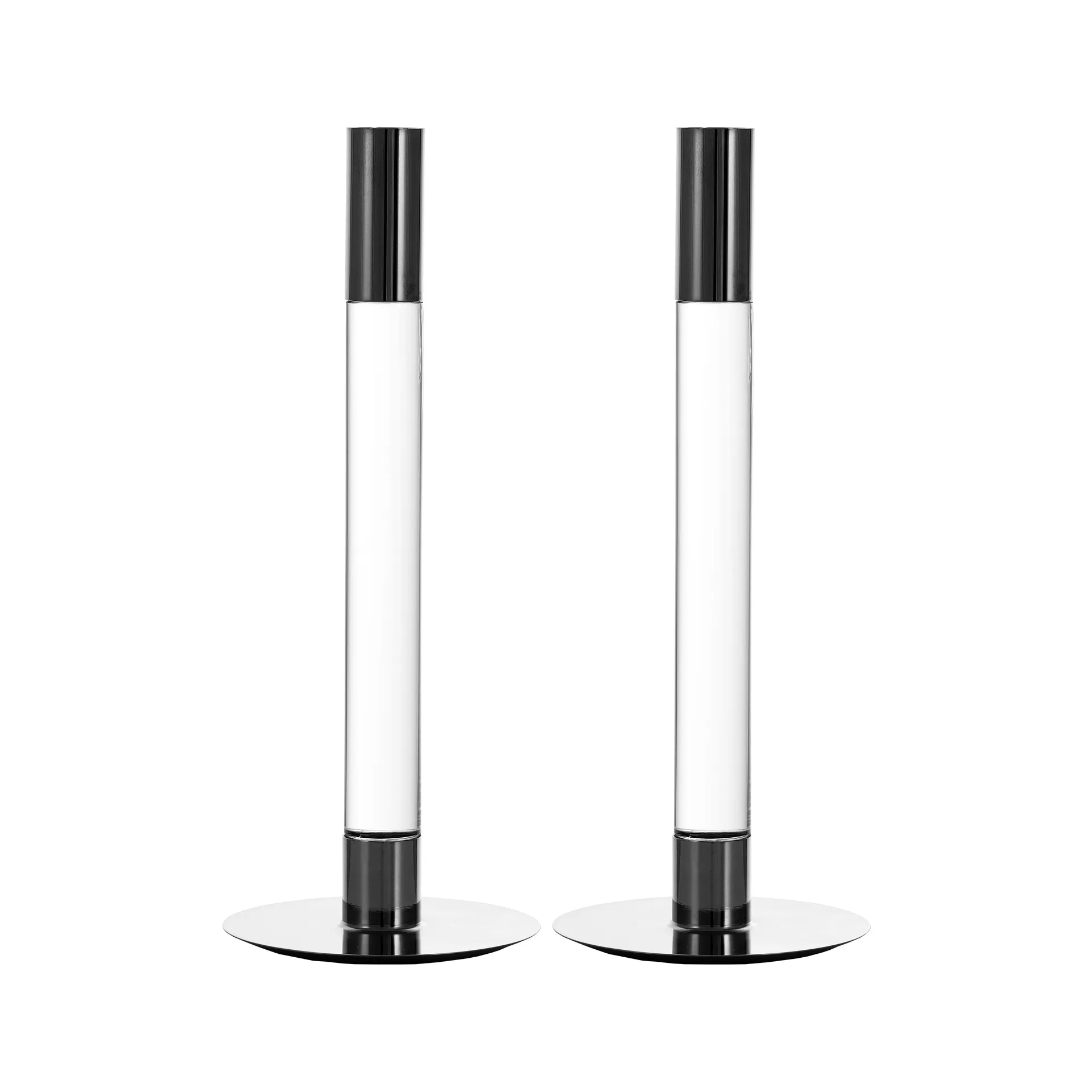 Lumiere Kerzenhalter 26,5cm 2er Pack, Klar Orrefors