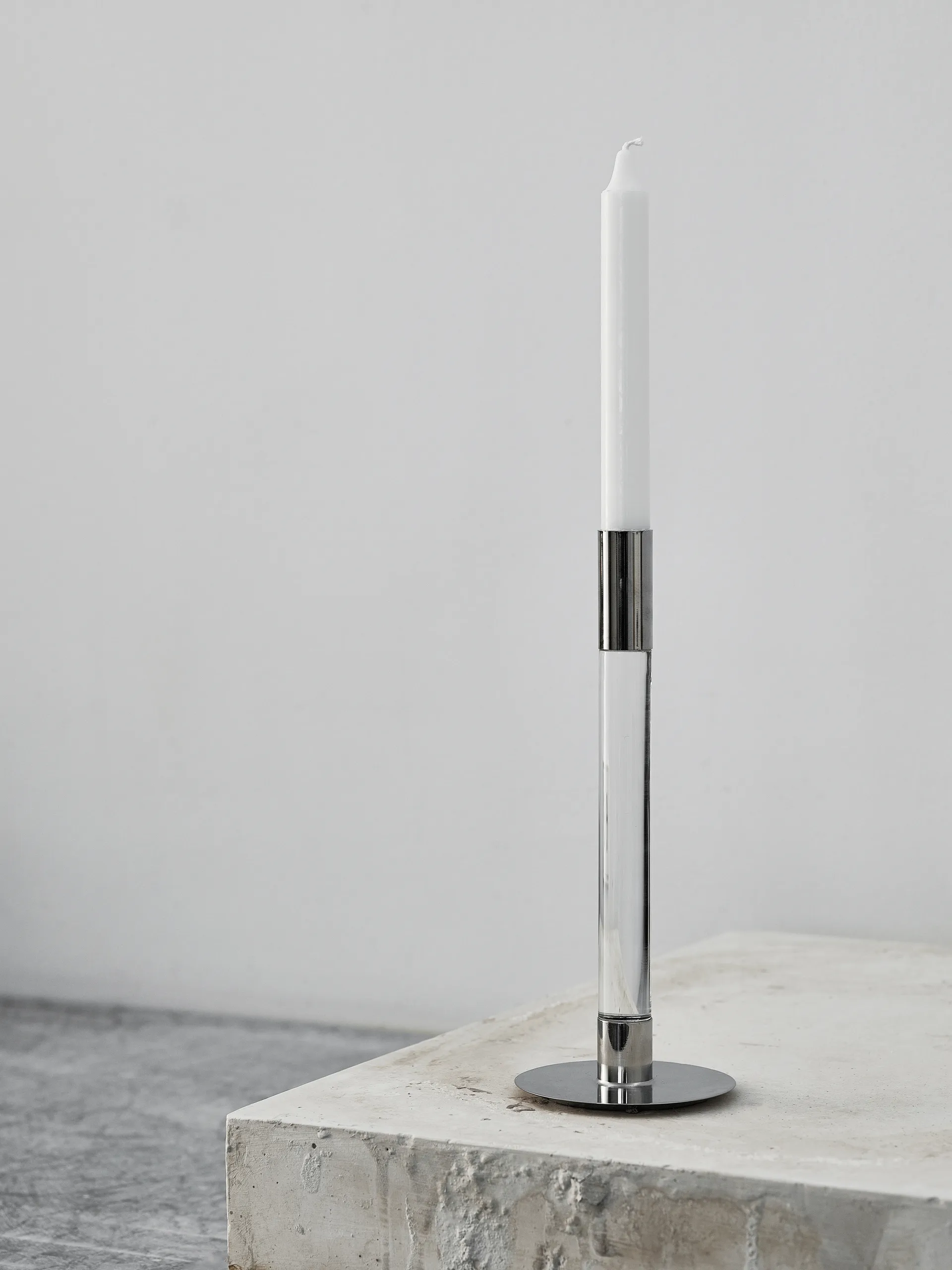 Lumiere Kerzenhalter 26,5cm 2er Pack, Klar Orrefors