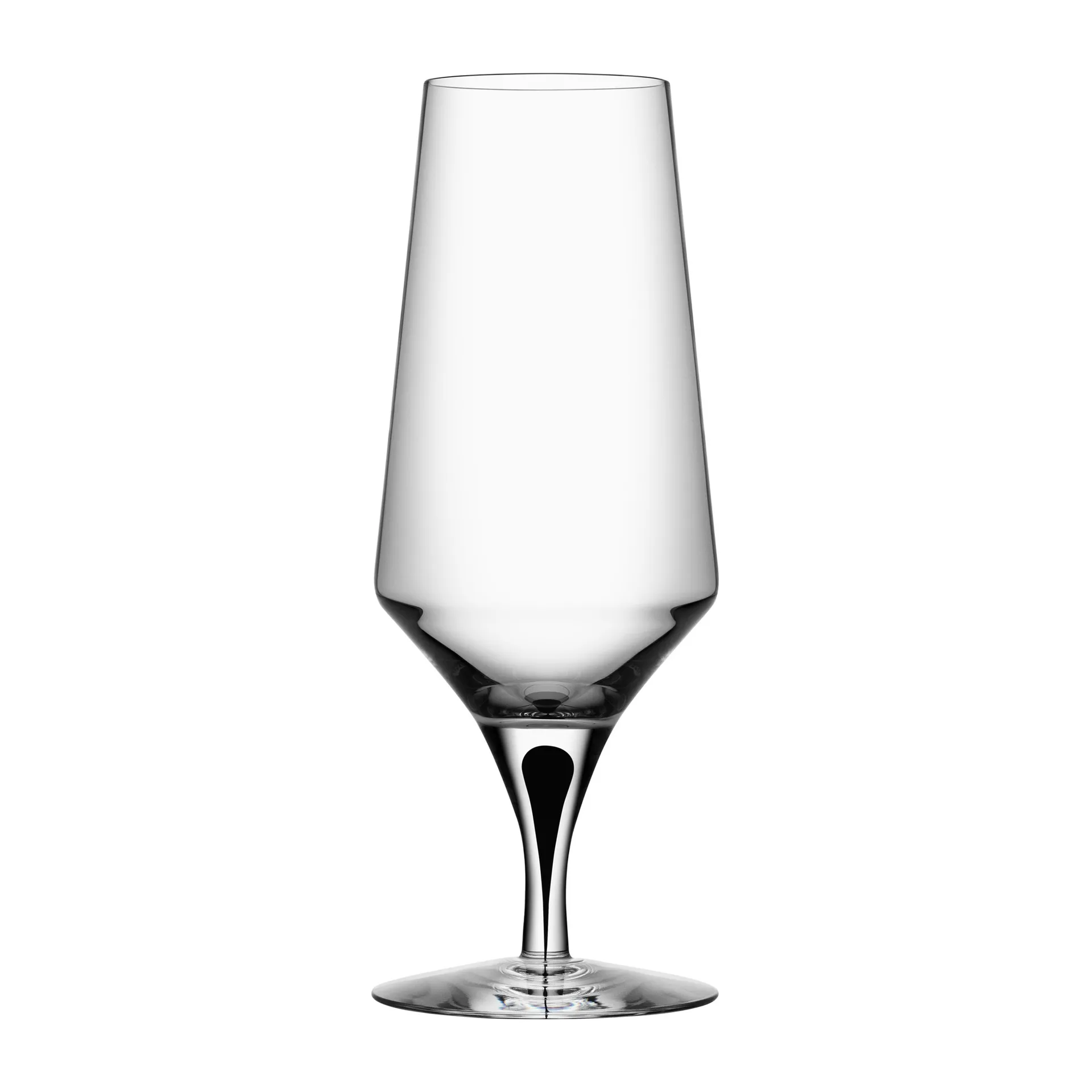 Metropol Bierglas 46cl, Clear / Black Orrefors