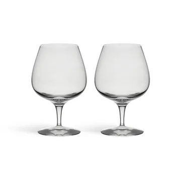 More Cognacglas - Transparent, 33 cl, 2er-Pack - Orrefors