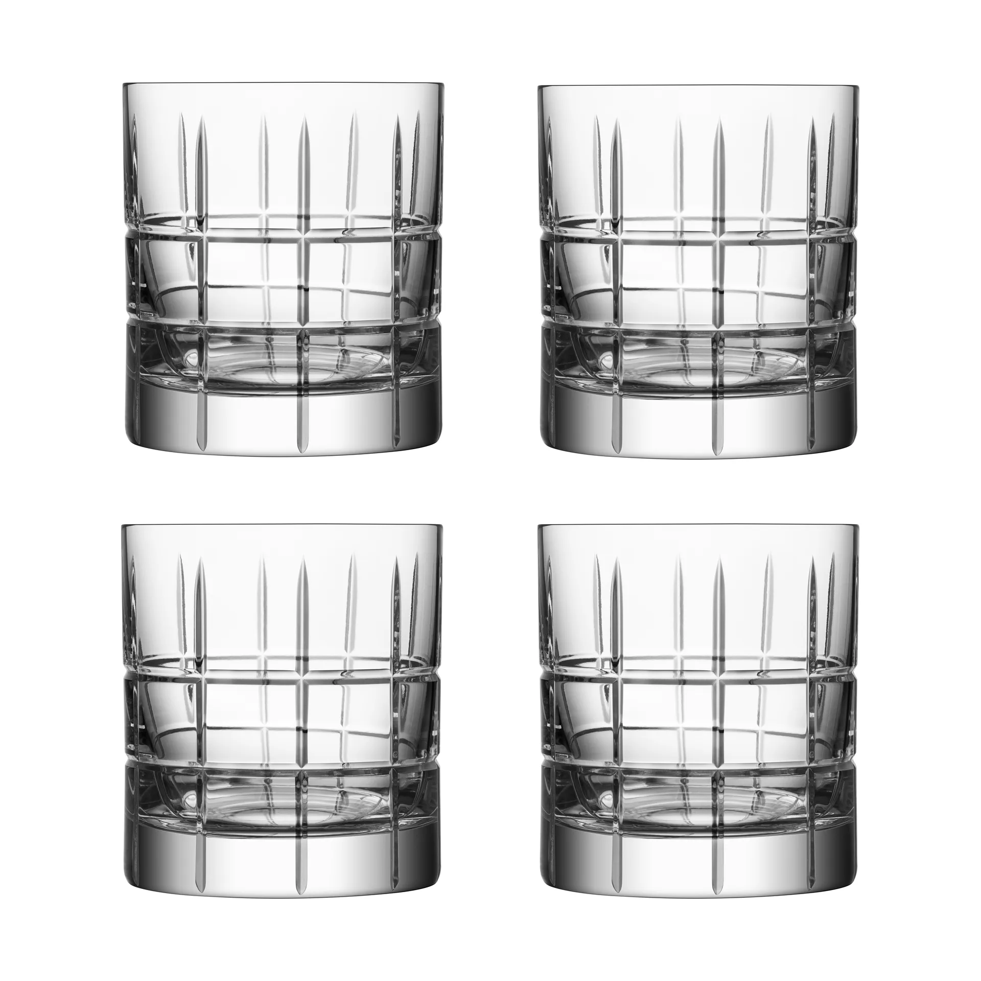 Street Old Fashioned Glas 27 cl 4er Pack, Klar Orrefors