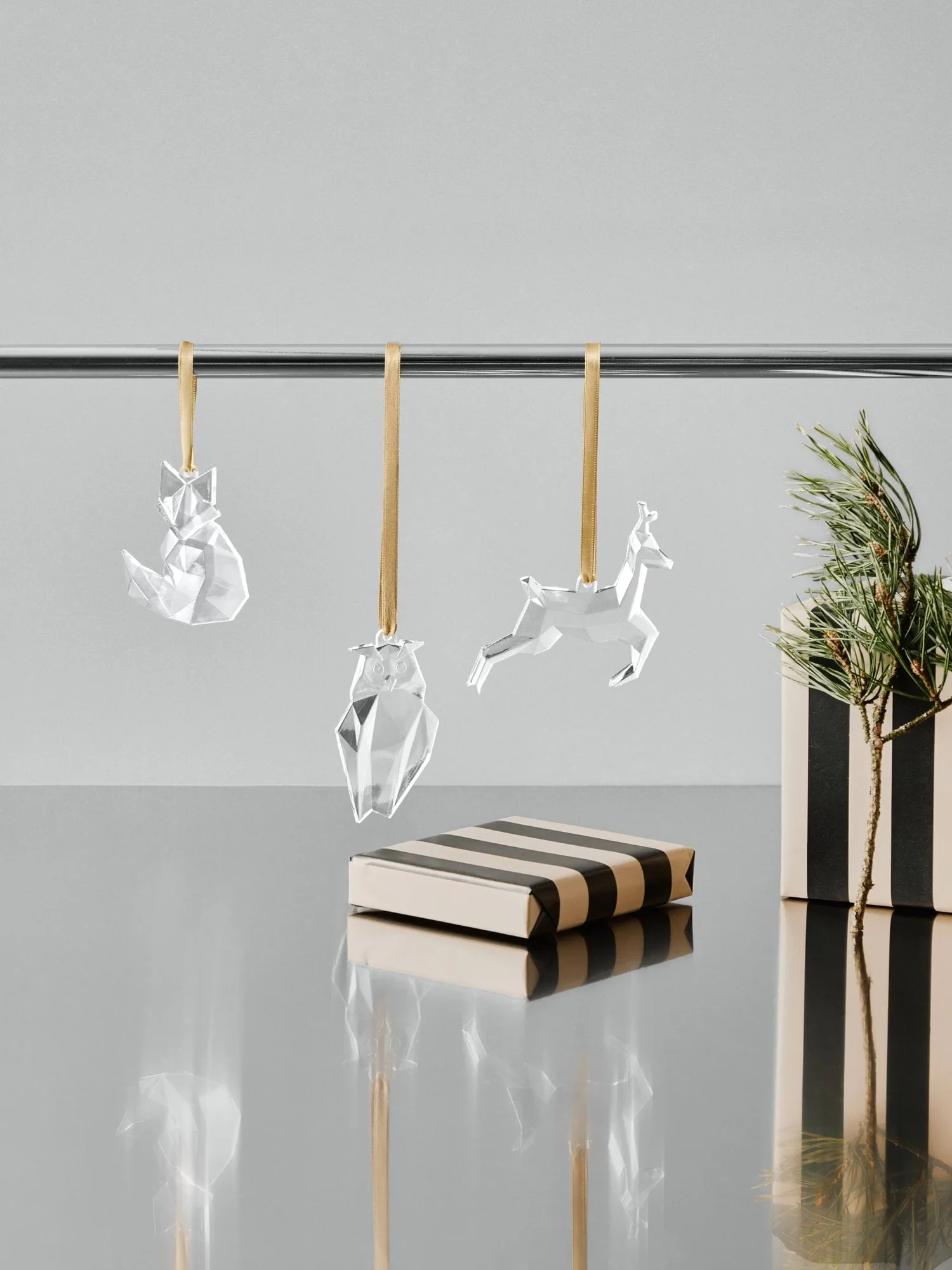 Weihnachtsornamente, Eule Orrefors