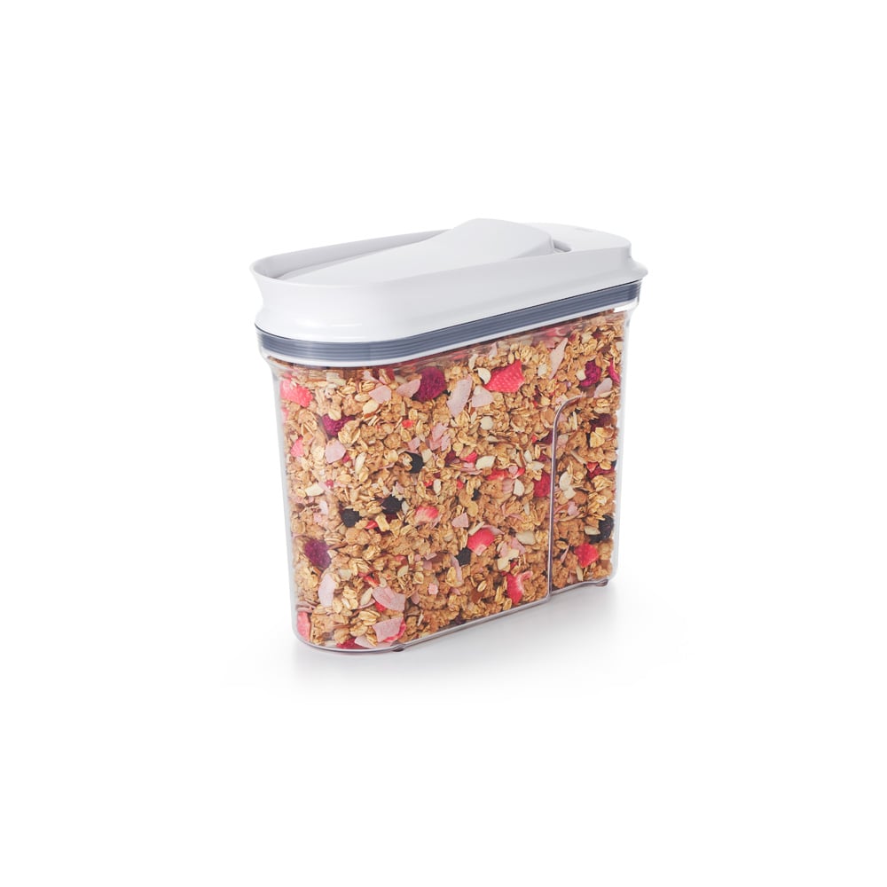 Oxo Good Grips POP Aufbewahrungsdose für Cerealien 2,3 l Weiß-klar