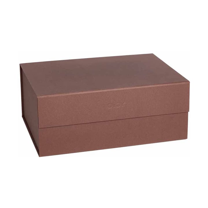 Hako Aufbewahrungsbox A4, Dark caramel OYOY