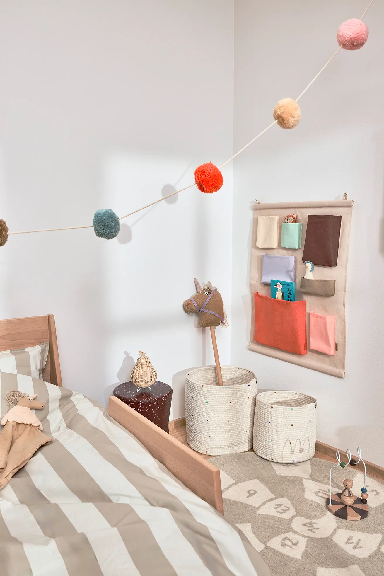 Konfetti Aufbewahrungskörbe 2-teilig, Multi OYOY