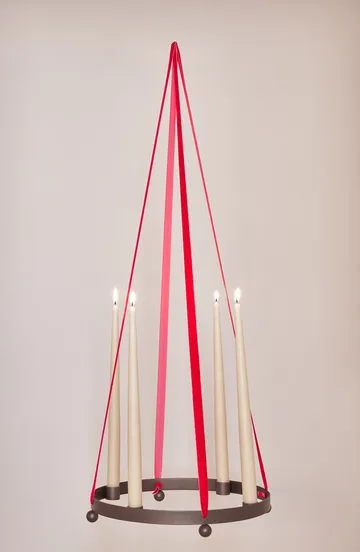Pearl Adventskerzenhalter Ø36cm - Browned Brass - OYOY