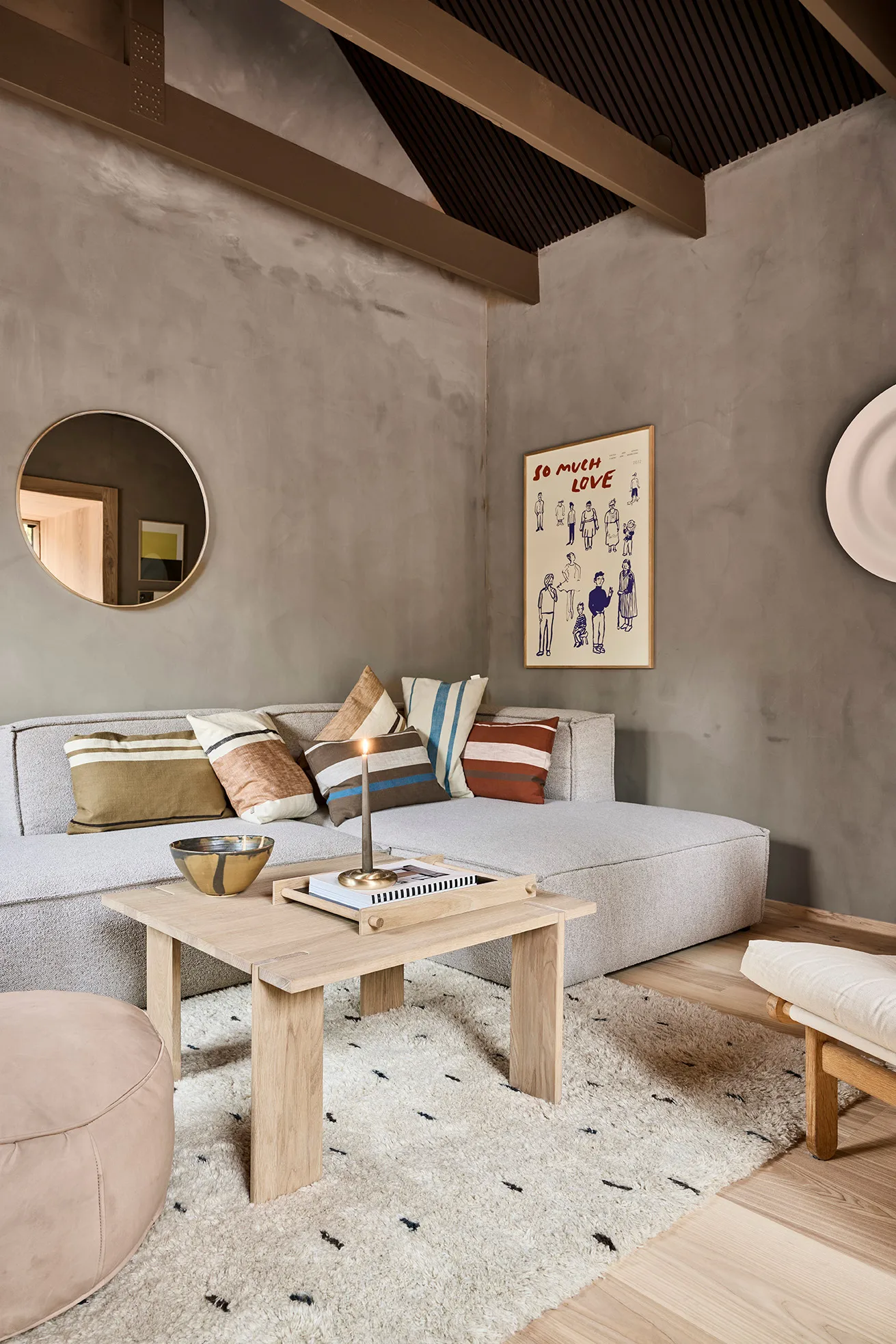 Pieni Tablett large 34x46 cm, Black OYOY