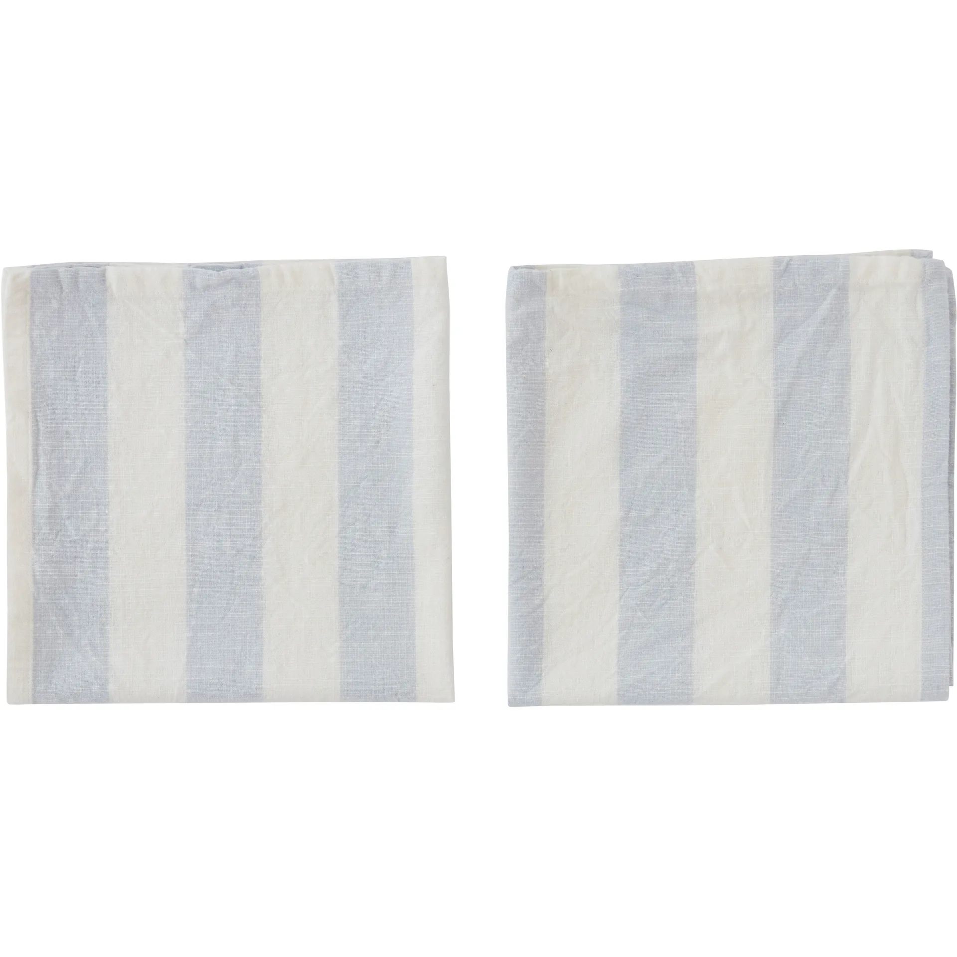Striped Serviette 45 x 45cm 2er Pack, Ice Blue OYOY